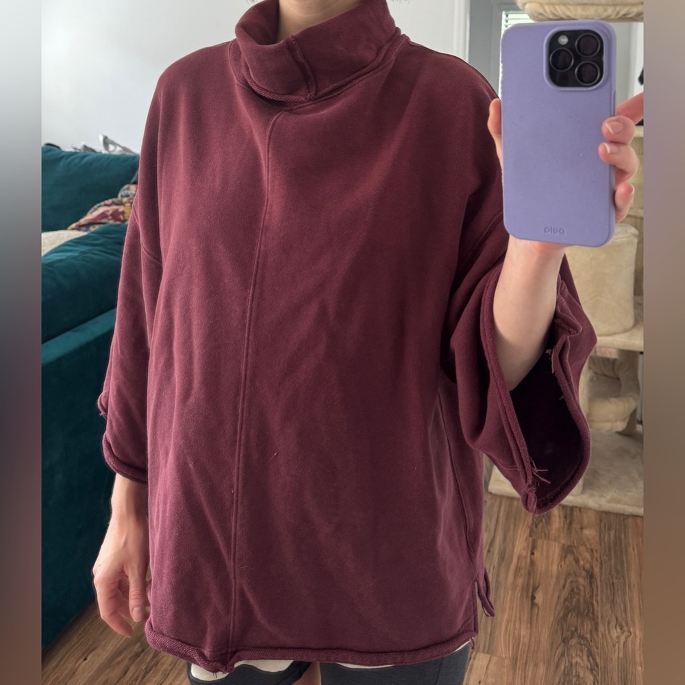 Free People Cowl Neck Sweatshirt